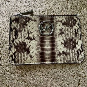 Michael Kors Snake Print Cardholder